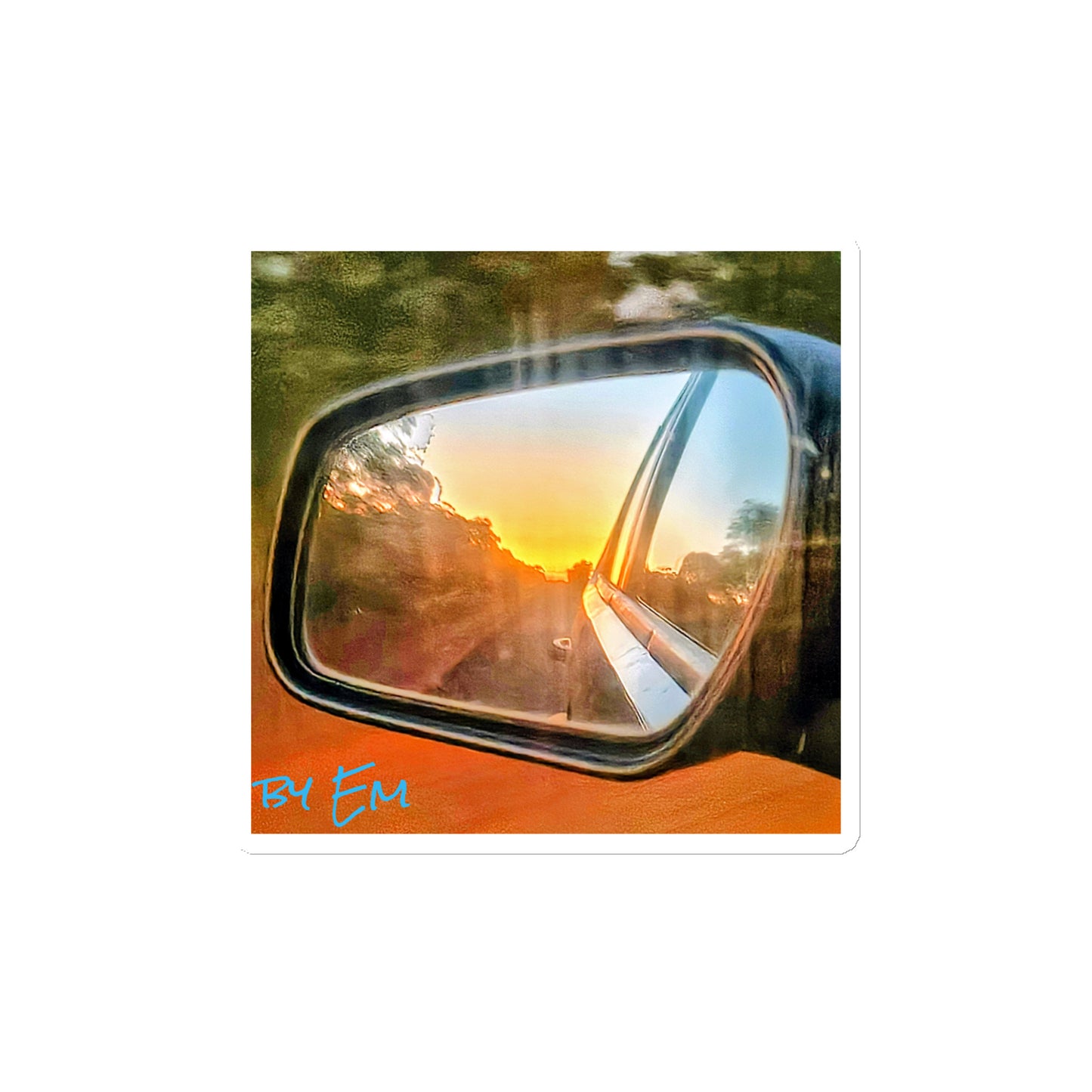 Sunset in Mirror Magnet - Red Dirt Dreaming by Em