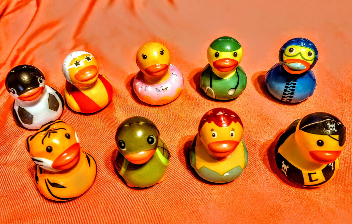 Dressed up Duck Squishies - Red Dirt Dreaming by Em