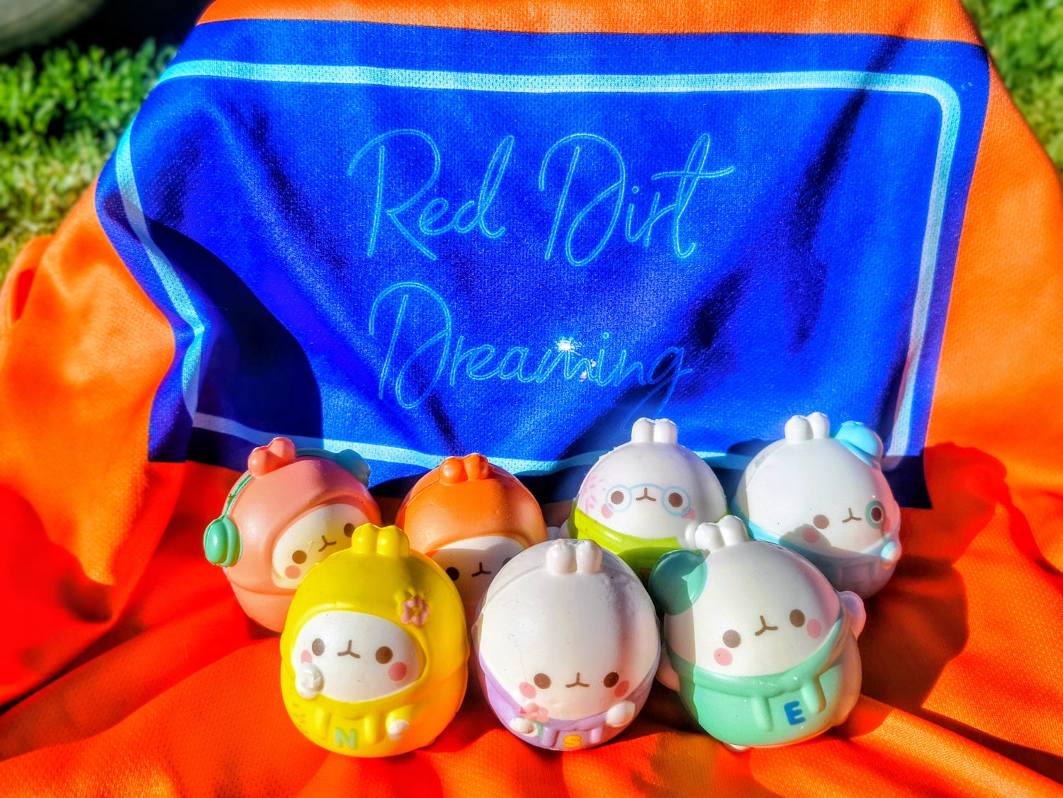 Molang Bunnies Squishies - Red Dirt Dreaming by Em