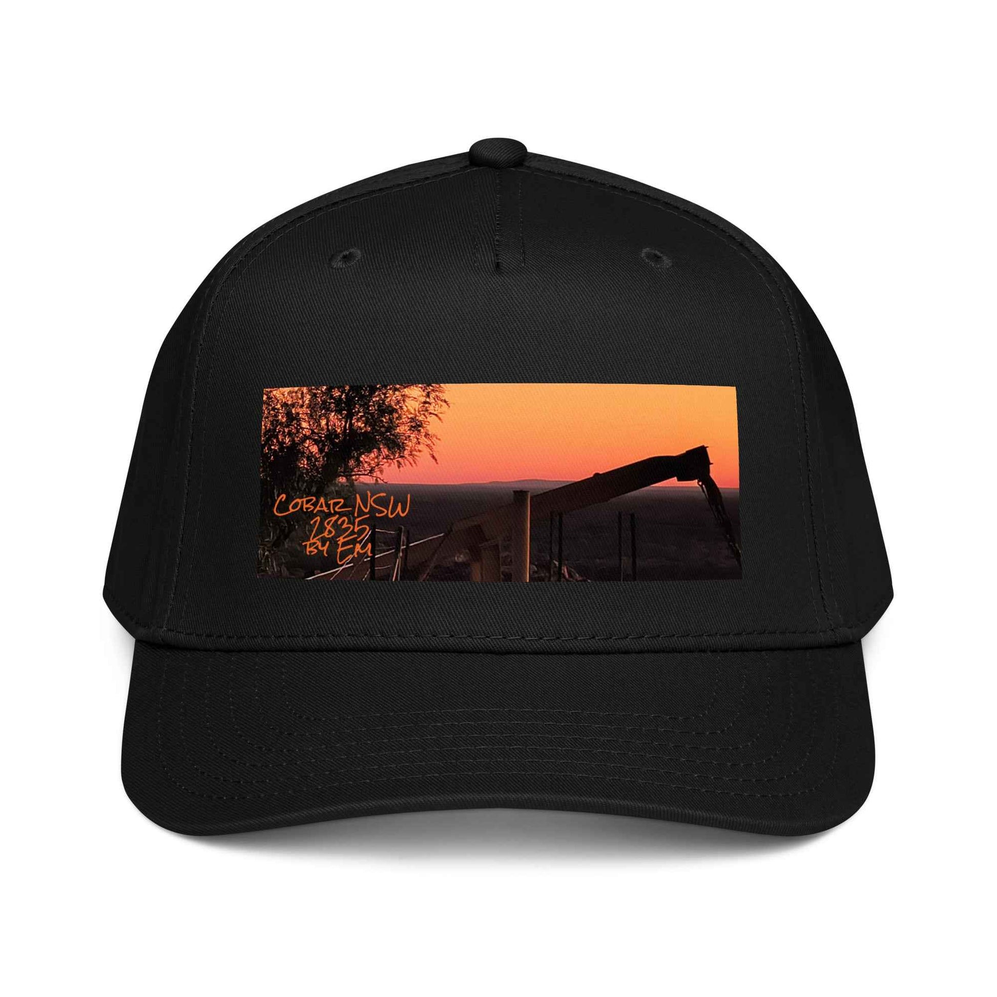 Old Copper Mining Headframe Baseball Cap - Red Dirt Dreaming by Em