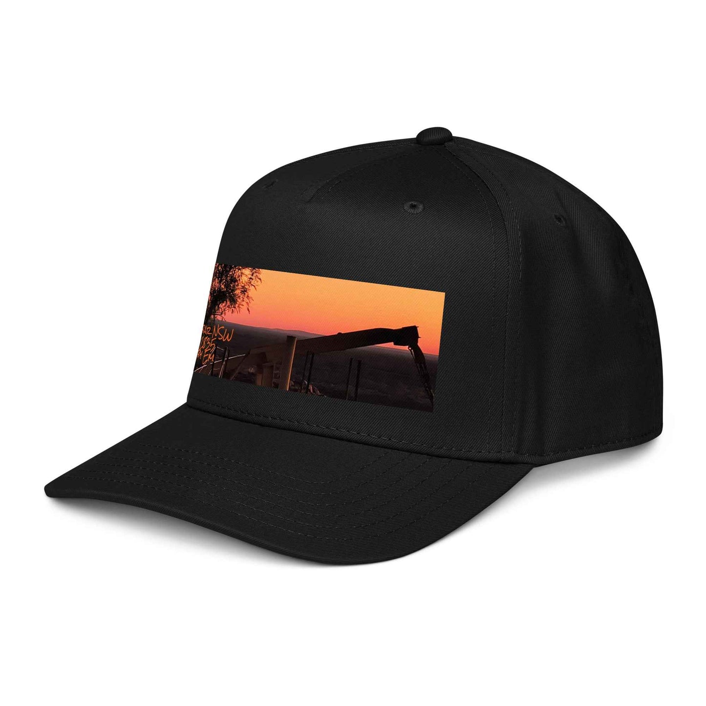 Old Copper Mining Headframe Baseball Cap - Red Dirt Dreaming by Em