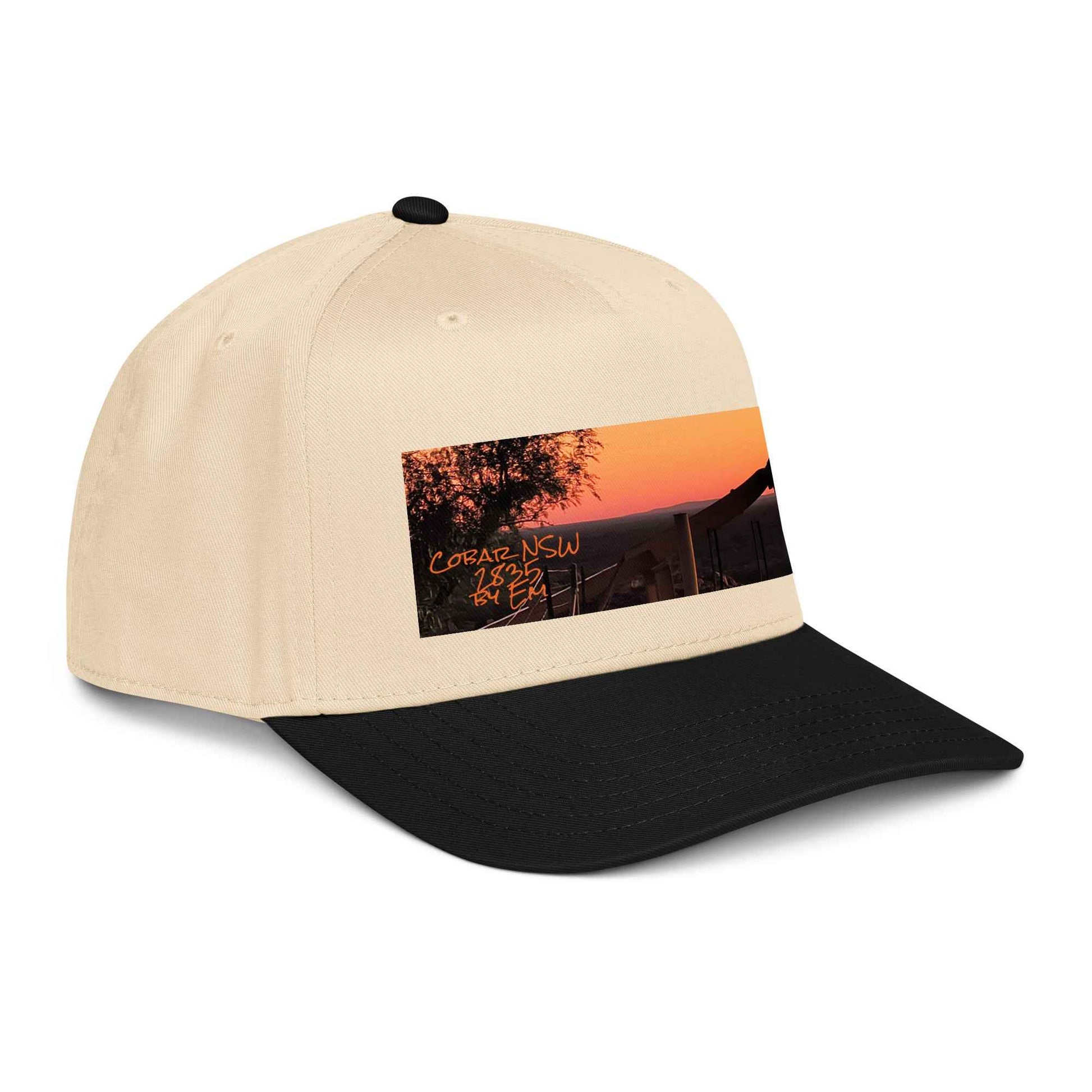 Old Copper Mining Headframe Baseball Cap - Red Dirt Dreaming by Em