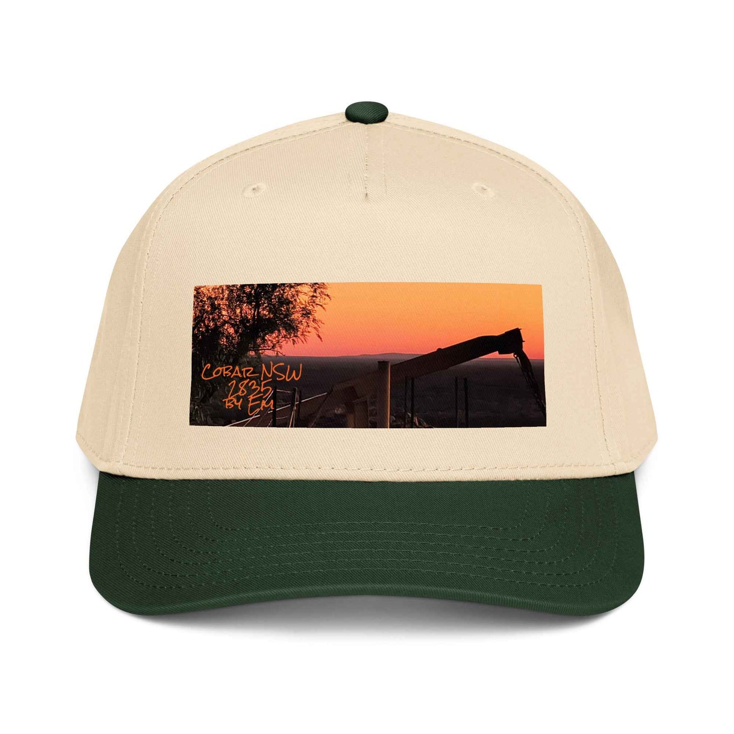 Old Copper Mining Headframe Baseball Cap - Red Dirt Dreaming by Em