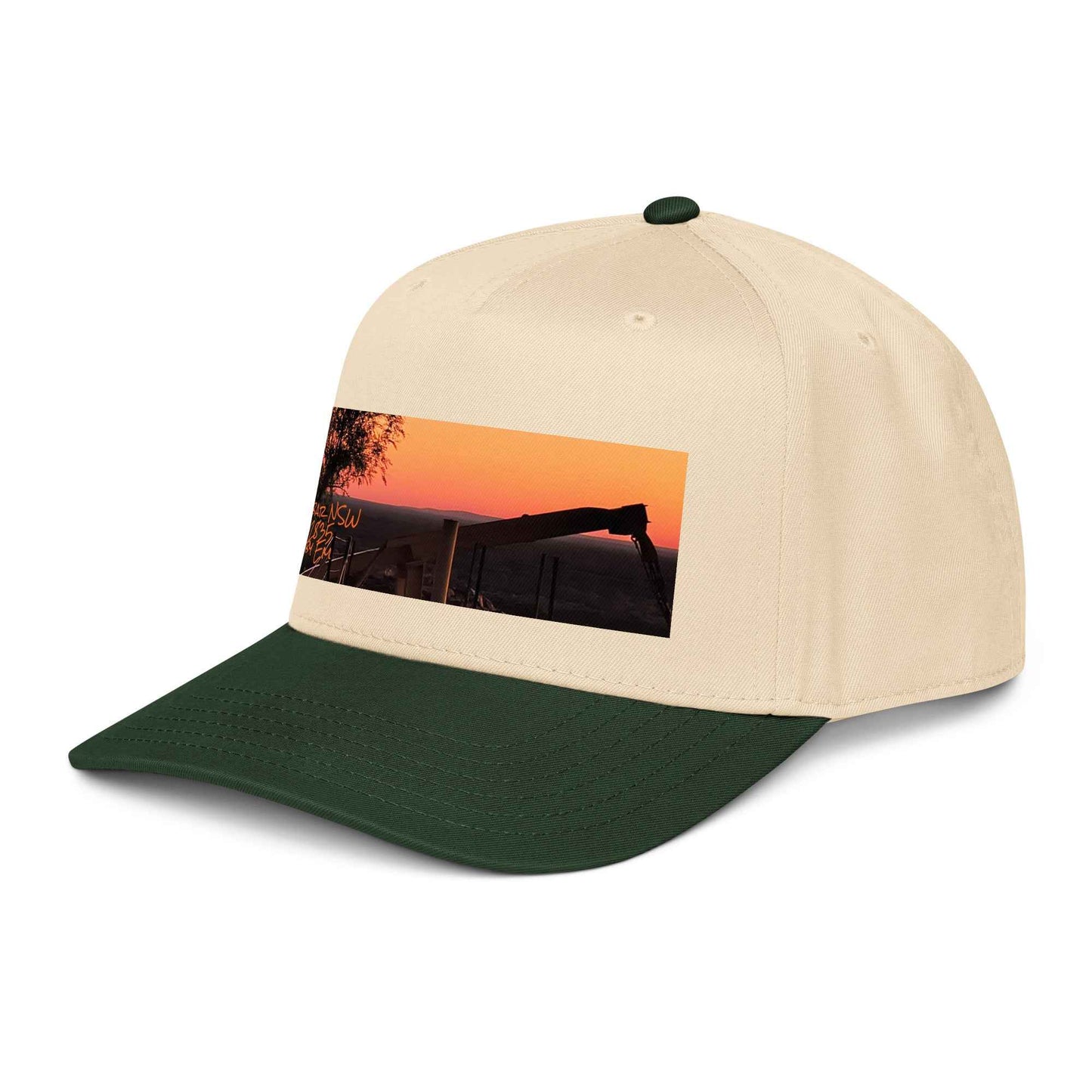 Old Copper Mining Headframe Baseball Cap - Red Dirt Dreaming by Em