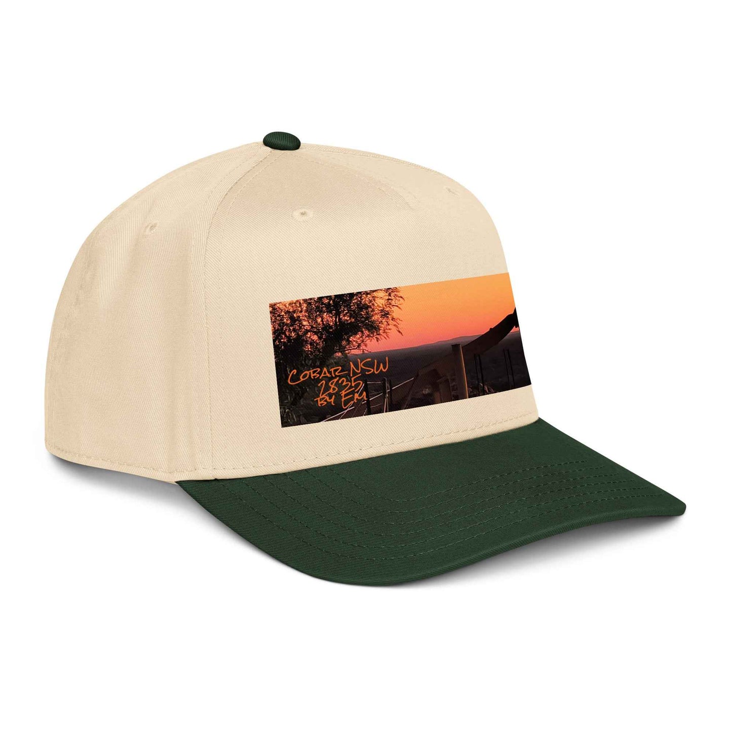 Old Copper Mining Headframe Baseball Cap - Red Dirt Dreaming by Em