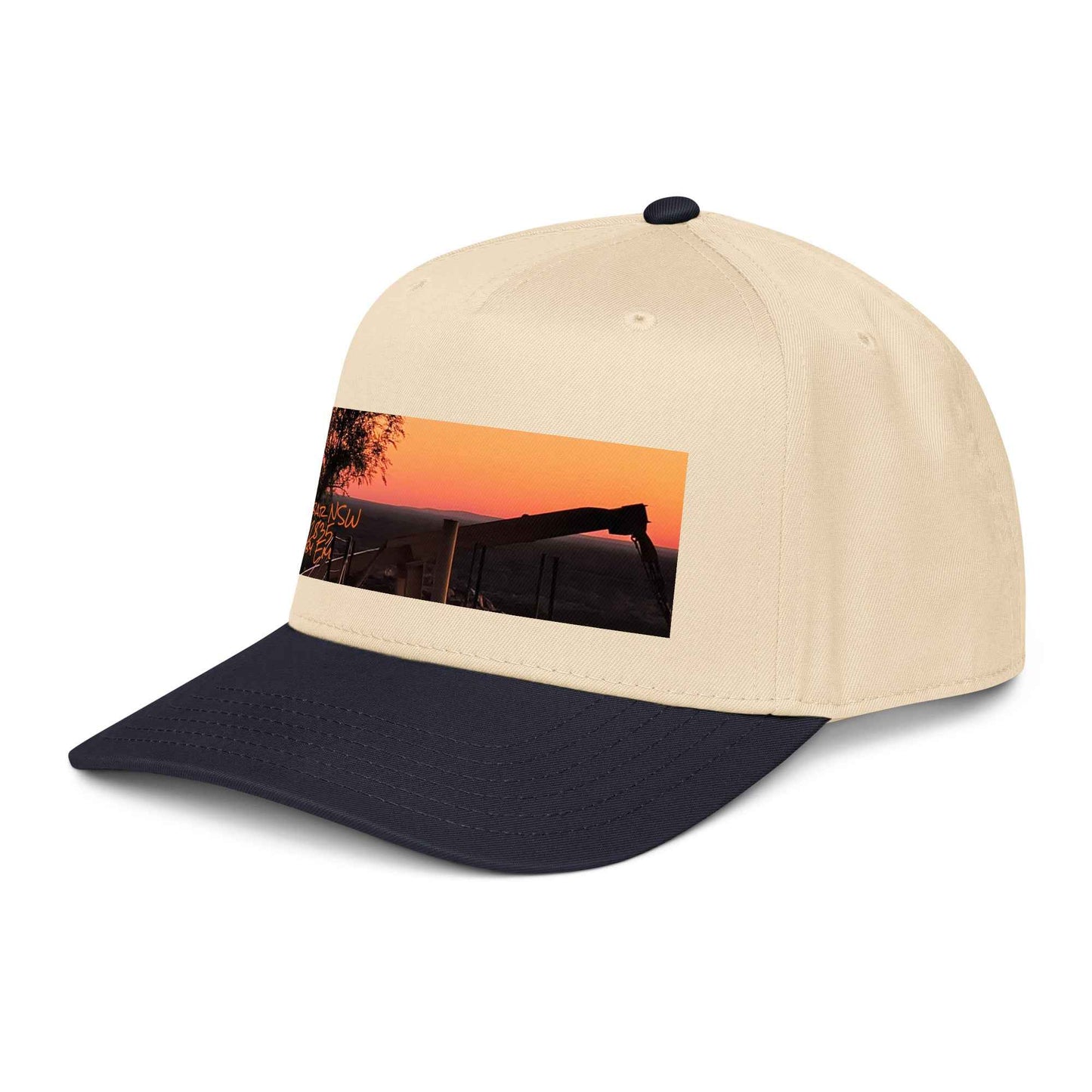 Old Copper Mining Headframe Baseball Cap - Red Dirt Dreaming by Em