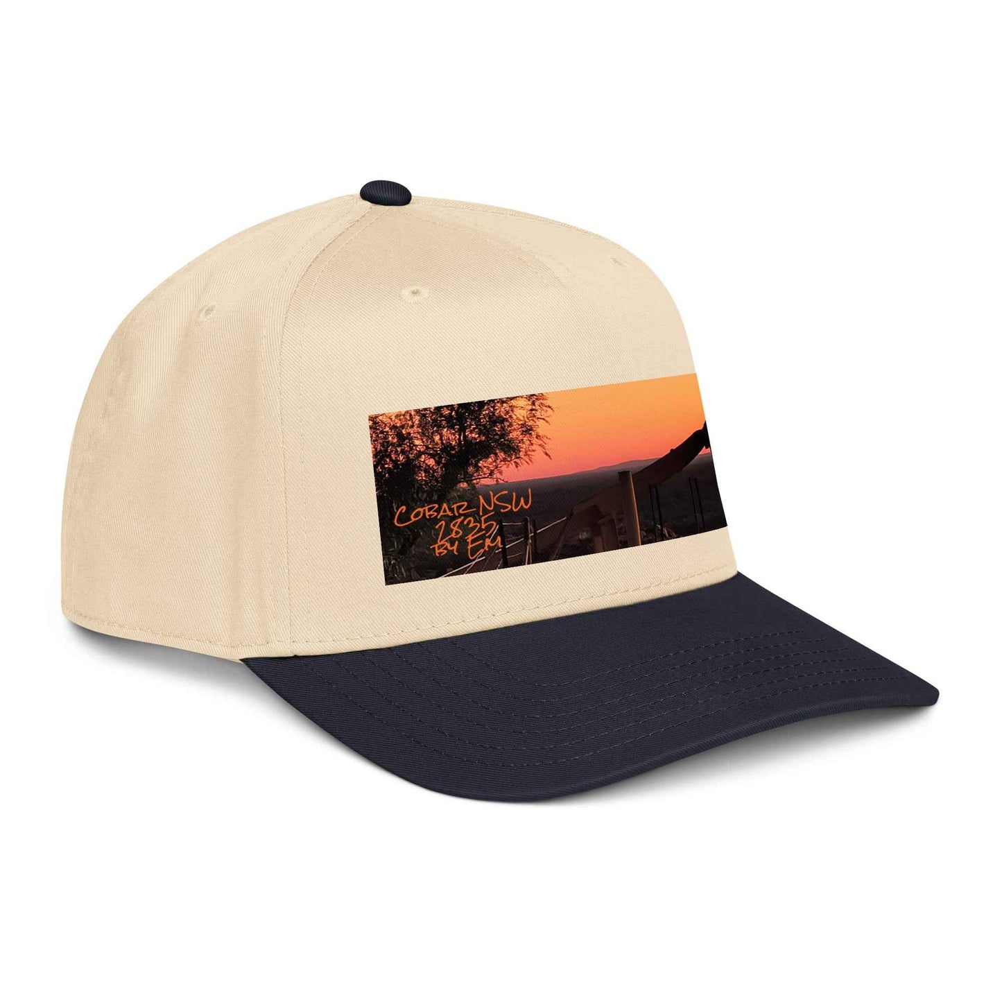 Old Copper Mining Headframe Baseball Cap - Red Dirt Dreaming by Em