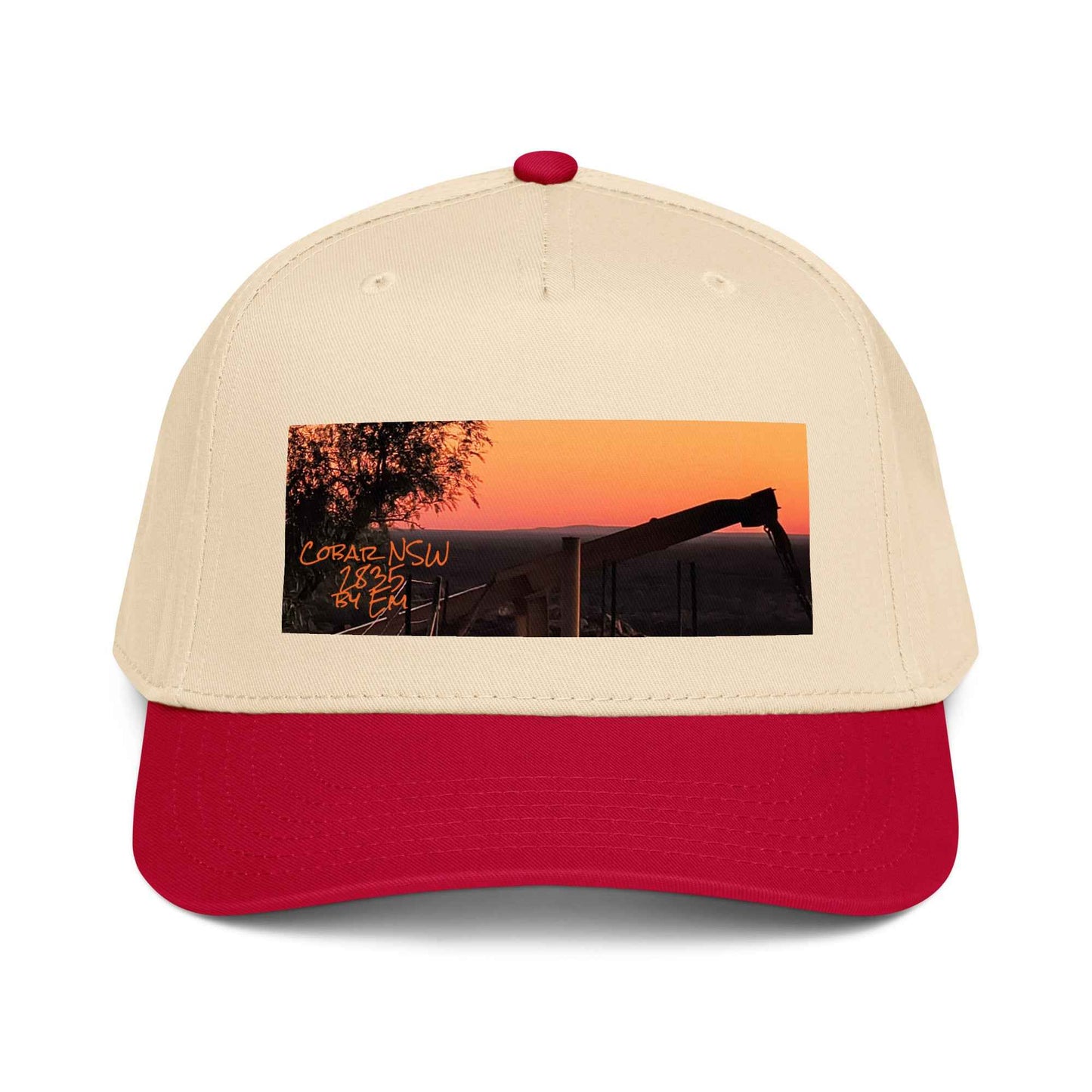 Old Copper Mining Headframe Baseball Cap - Red Dirt Dreaming by Em