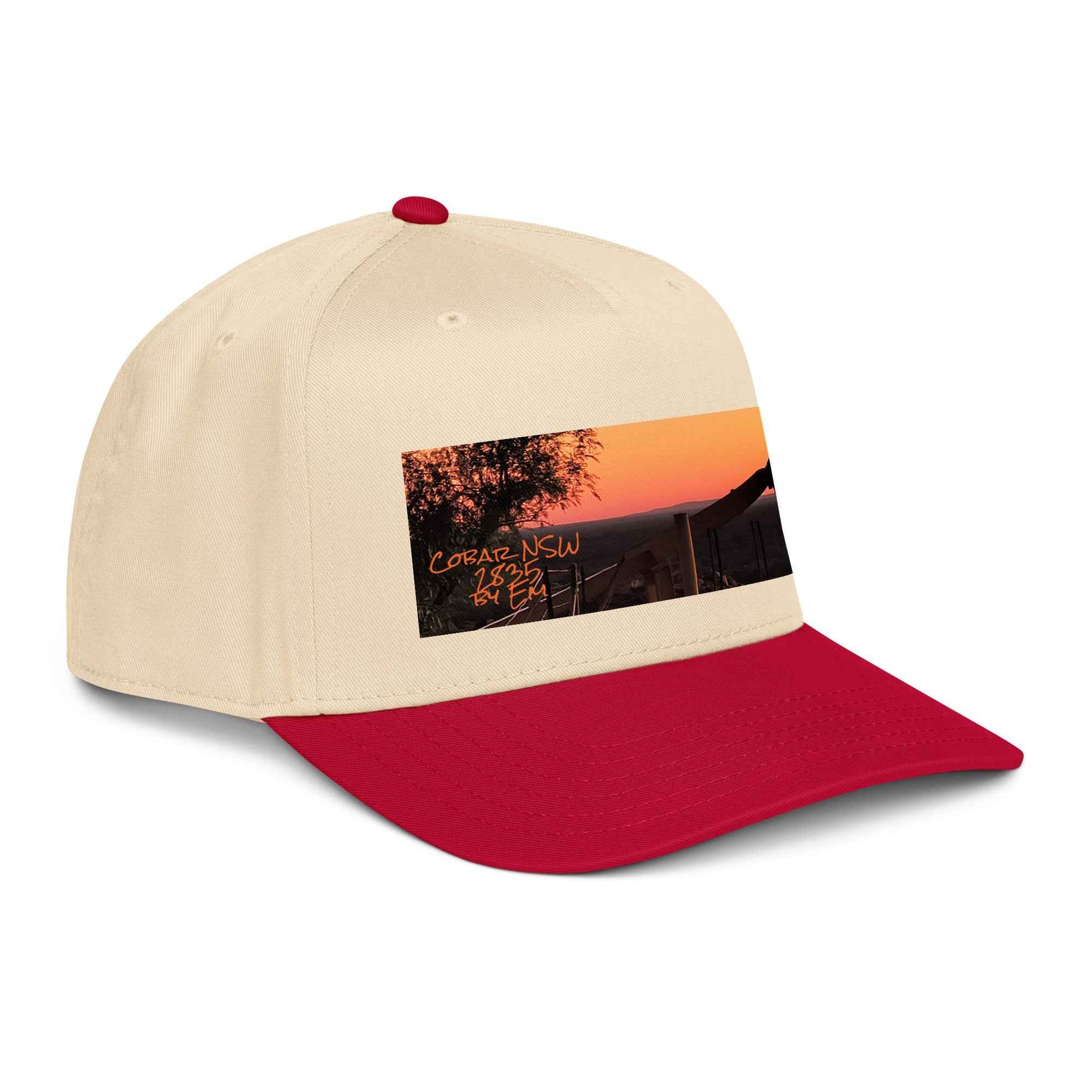 Old Copper Mining Headframe Baseball Cap - Red Dirt Dreaming by Em