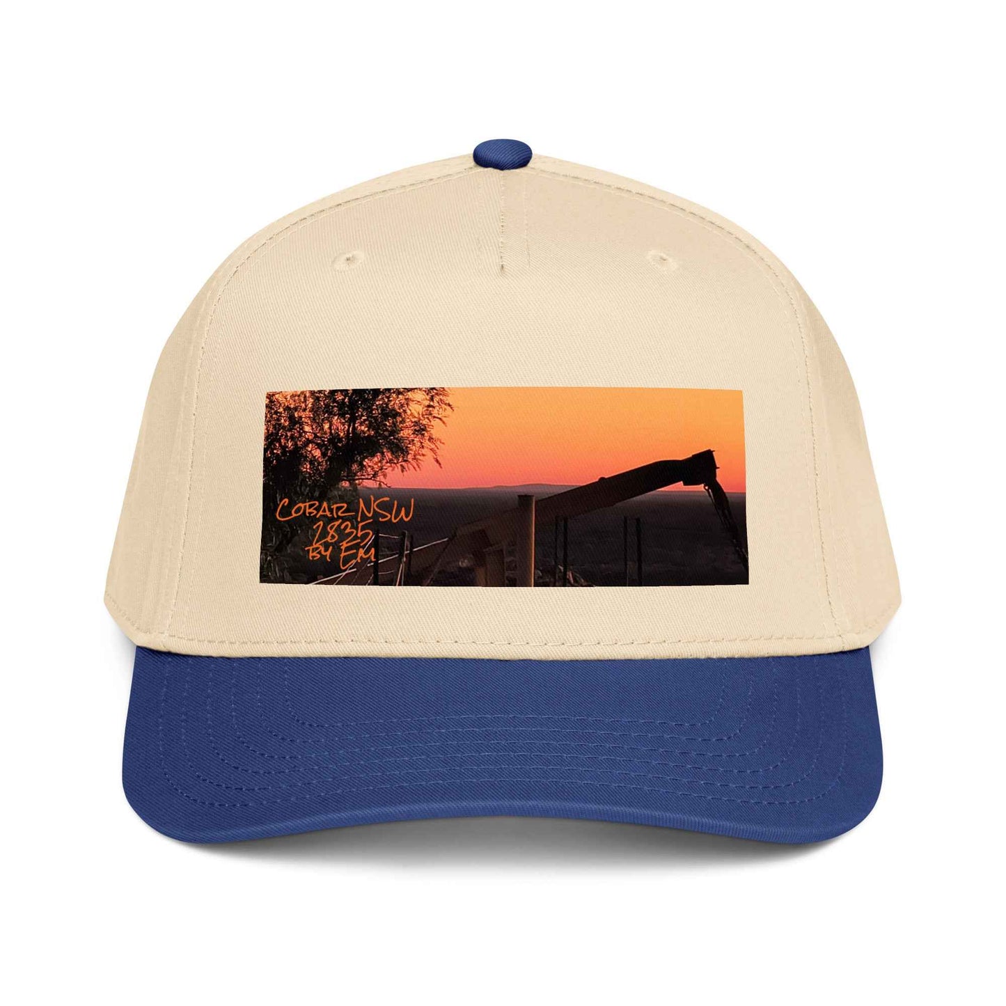 Old Copper Mining Headframe Baseball Cap - Red Dirt Dreaming by Em