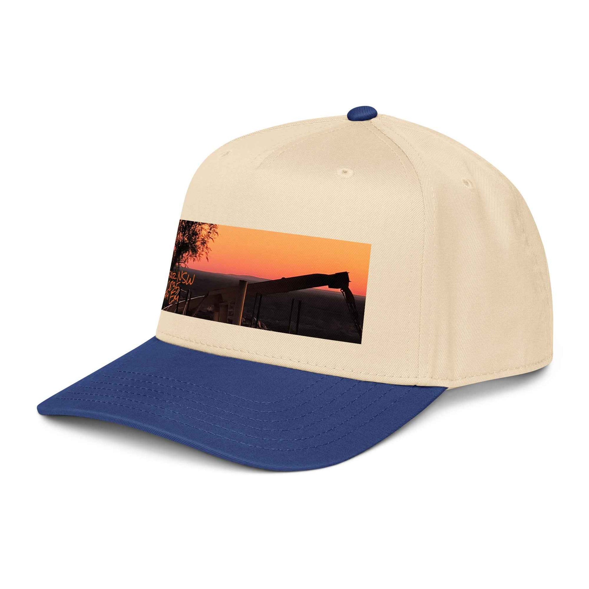 Old Copper Mining Headframe Baseball Cap - Red Dirt Dreaming by Em