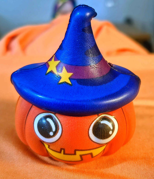 Smiling Pumpkin Head Squishy - Extra Large - Red Dirt Dreaming by Em