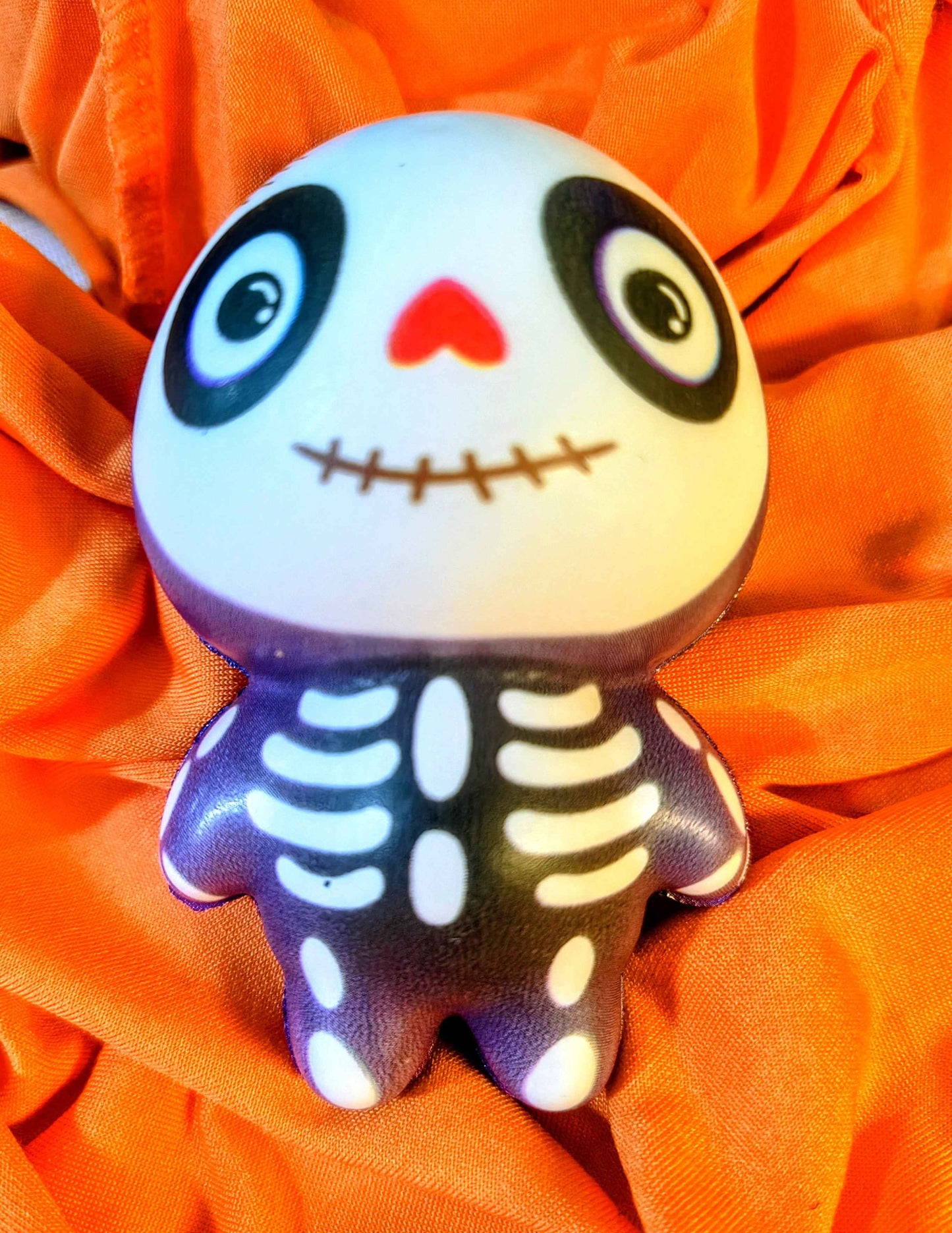 Smiley Skeleton Squishy - Extra Large - Red Dirt Dreaming by Em