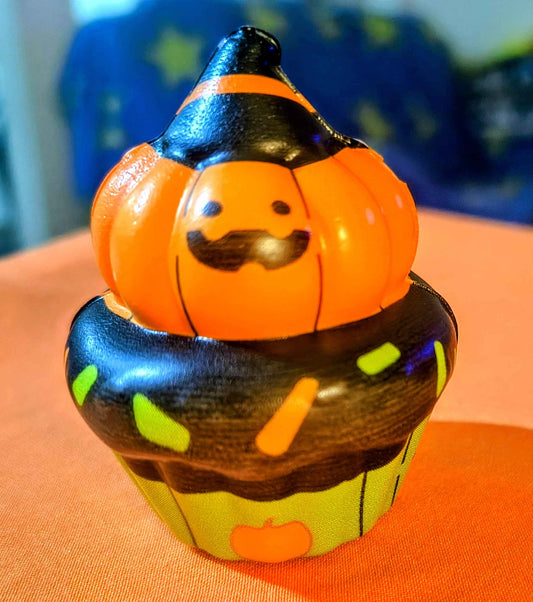 Wizard Pumpkin Cup cake Squishy - Red Dirt Dreaming by Em