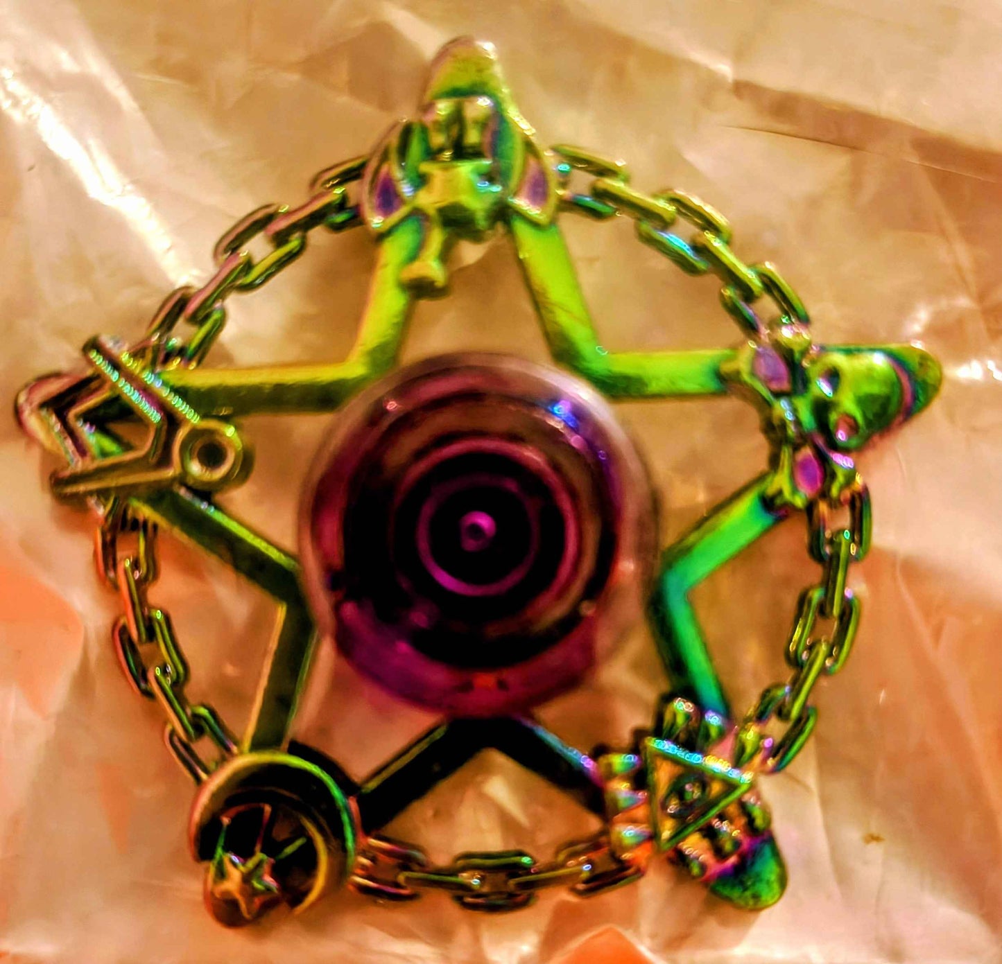 Star Spinner - Metal - Large - Red Dirt Dreaming by Em