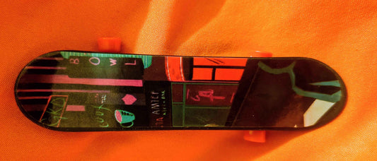 Coffee Shop City Skateboard - Mini - Red Dirt Dreaming by Em