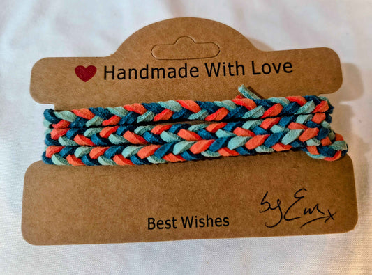 Bright PBO Smooth Suede Plait