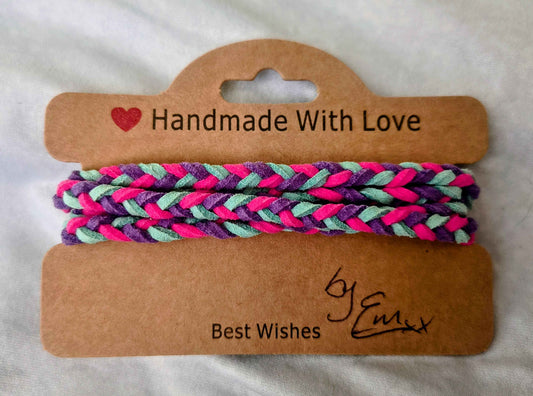 Bright PPP Smooth Suede Plait