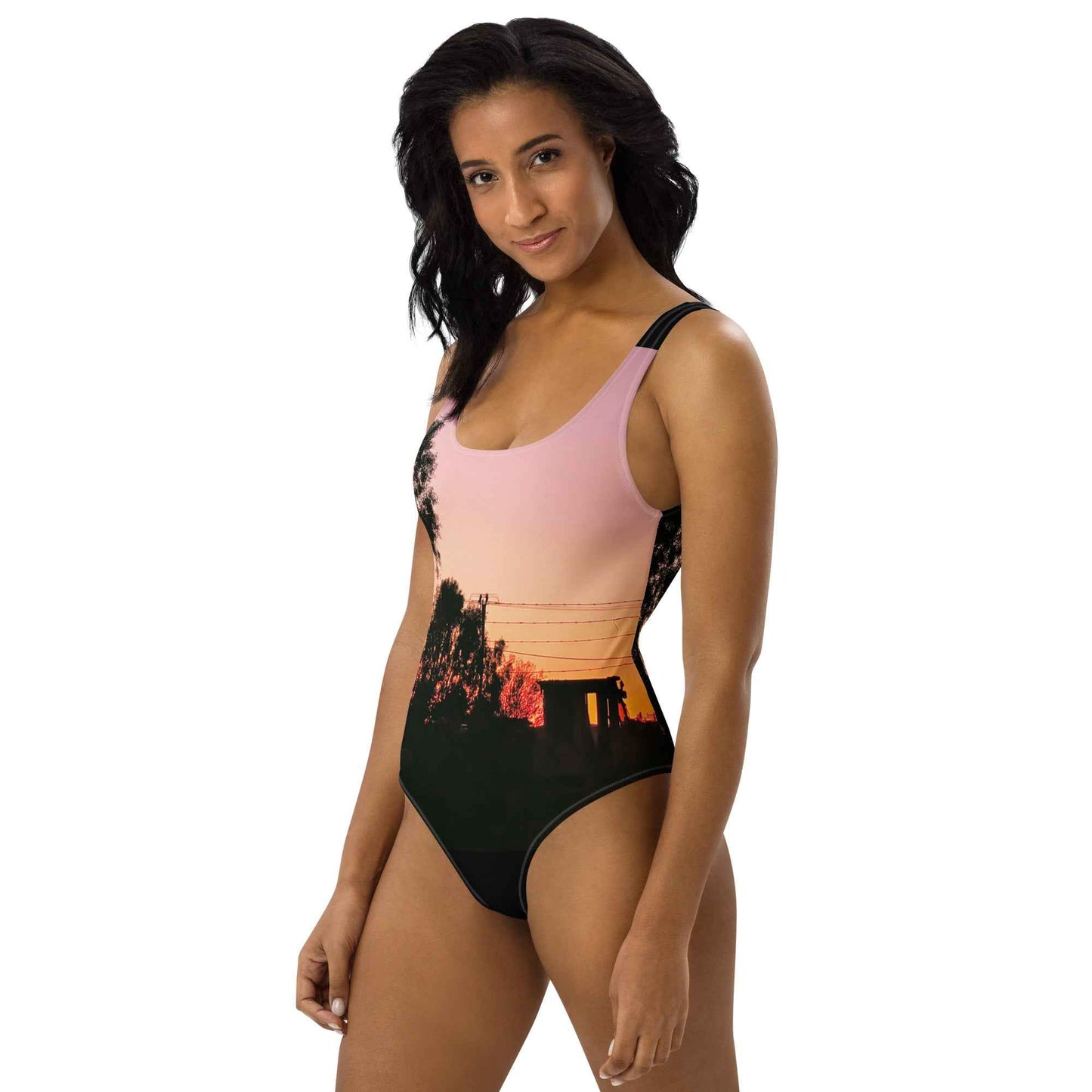 Sunrise Out the Back One-Piece Swimsuit - Red Dirt Dreaming by Em