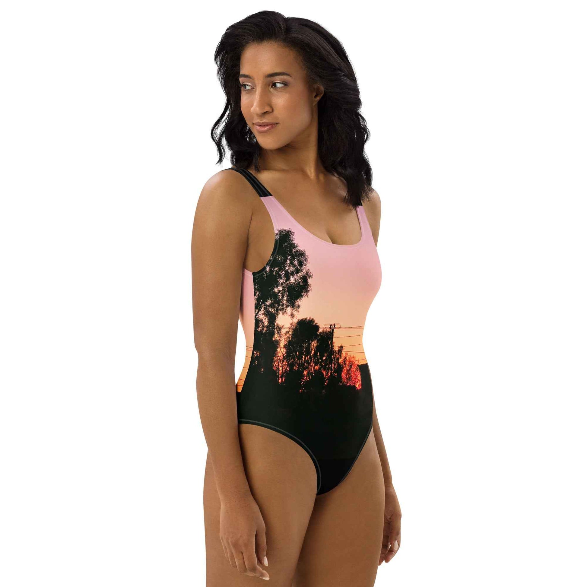 Sunrise Out the Back One-Piece Swimsuit - Red Dirt Dreaming by Em