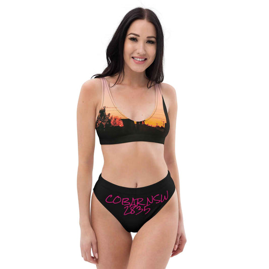 Sunrise Out the Back Recycled high-waisted bikini - Red Dirt Dreaming by Em