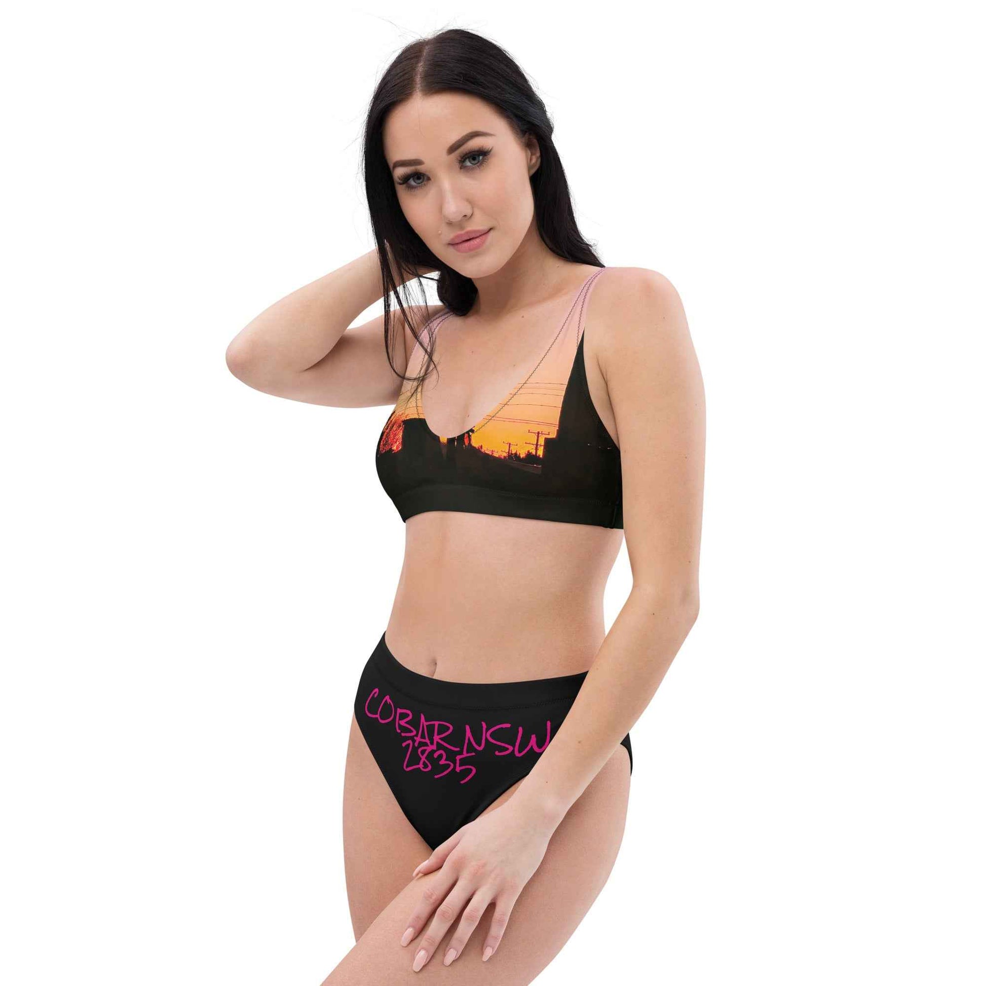 Sunrise Out the Back Recycled high-waisted bikini - Red Dirt Dreaming by Em