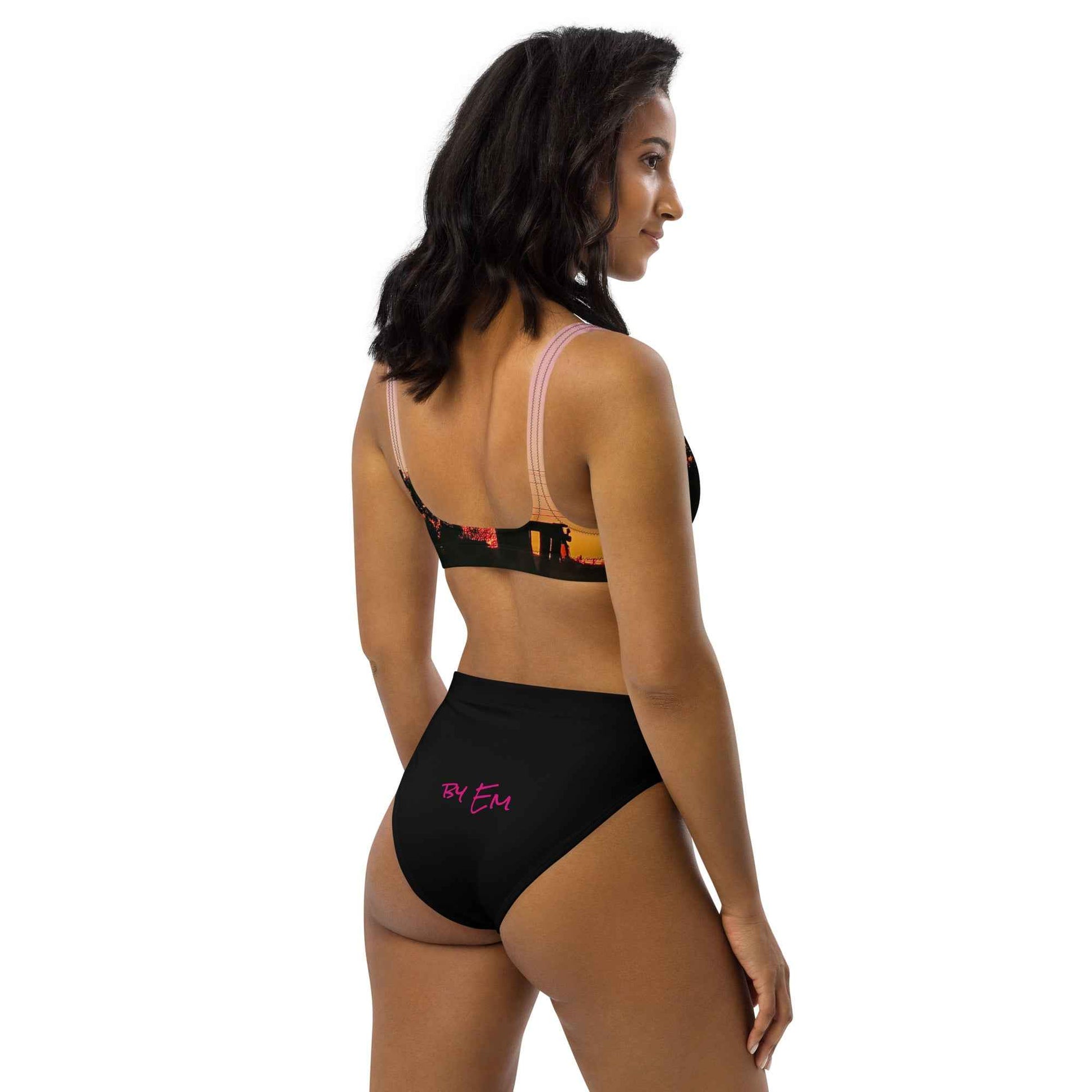 Sunrise Out the Back Recycled high-waisted bikini - Red Dirt Dreaming by Em
