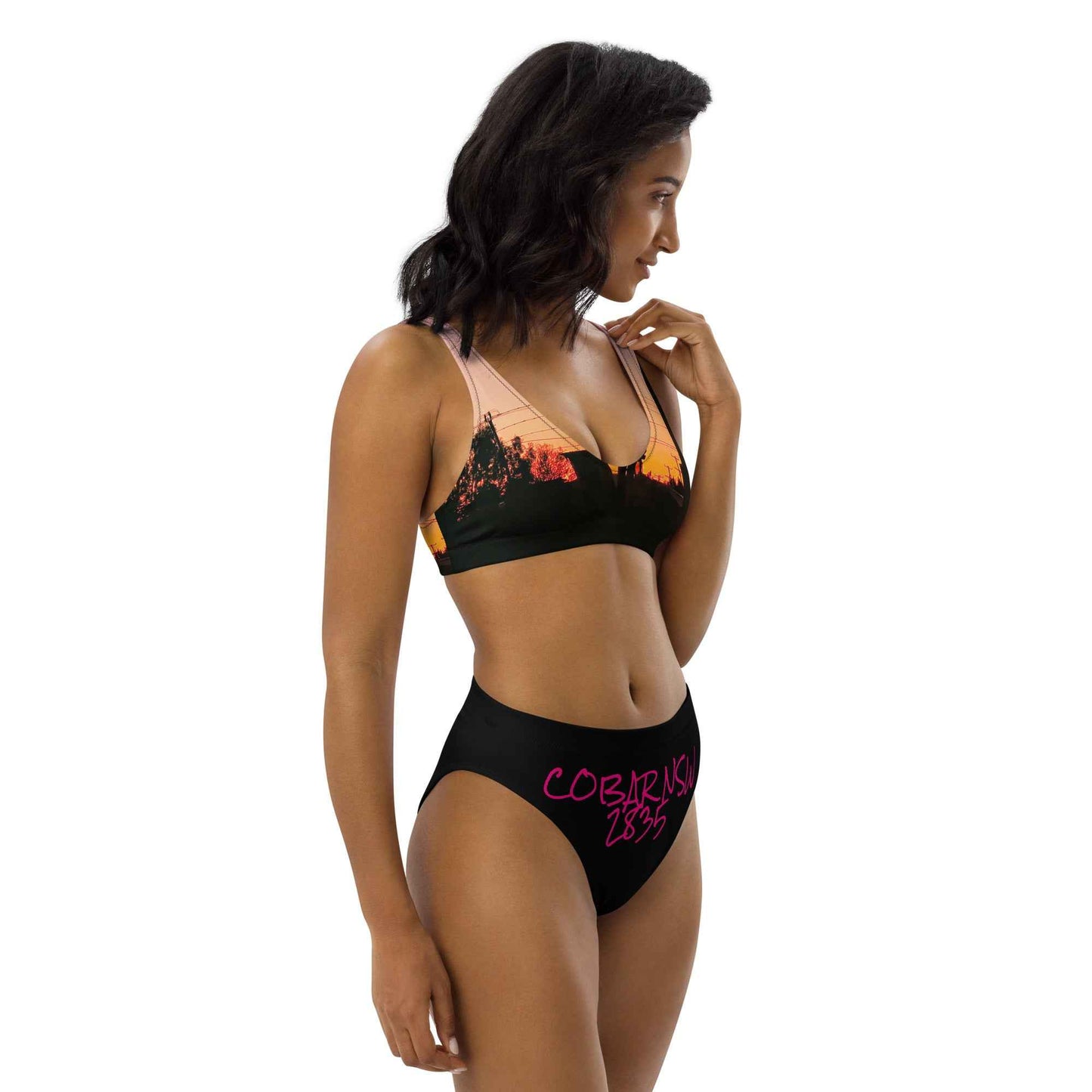 Sunrise Out the Back Recycled high-waisted bikini - Red Dirt Dreaming by Em