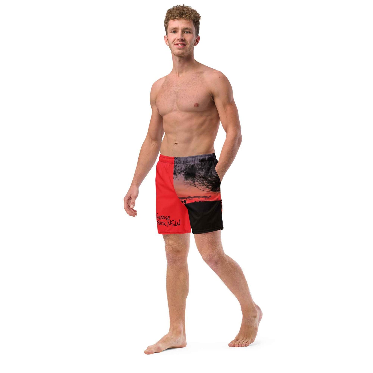 Outback Sunrise Recycled Swim Trunks