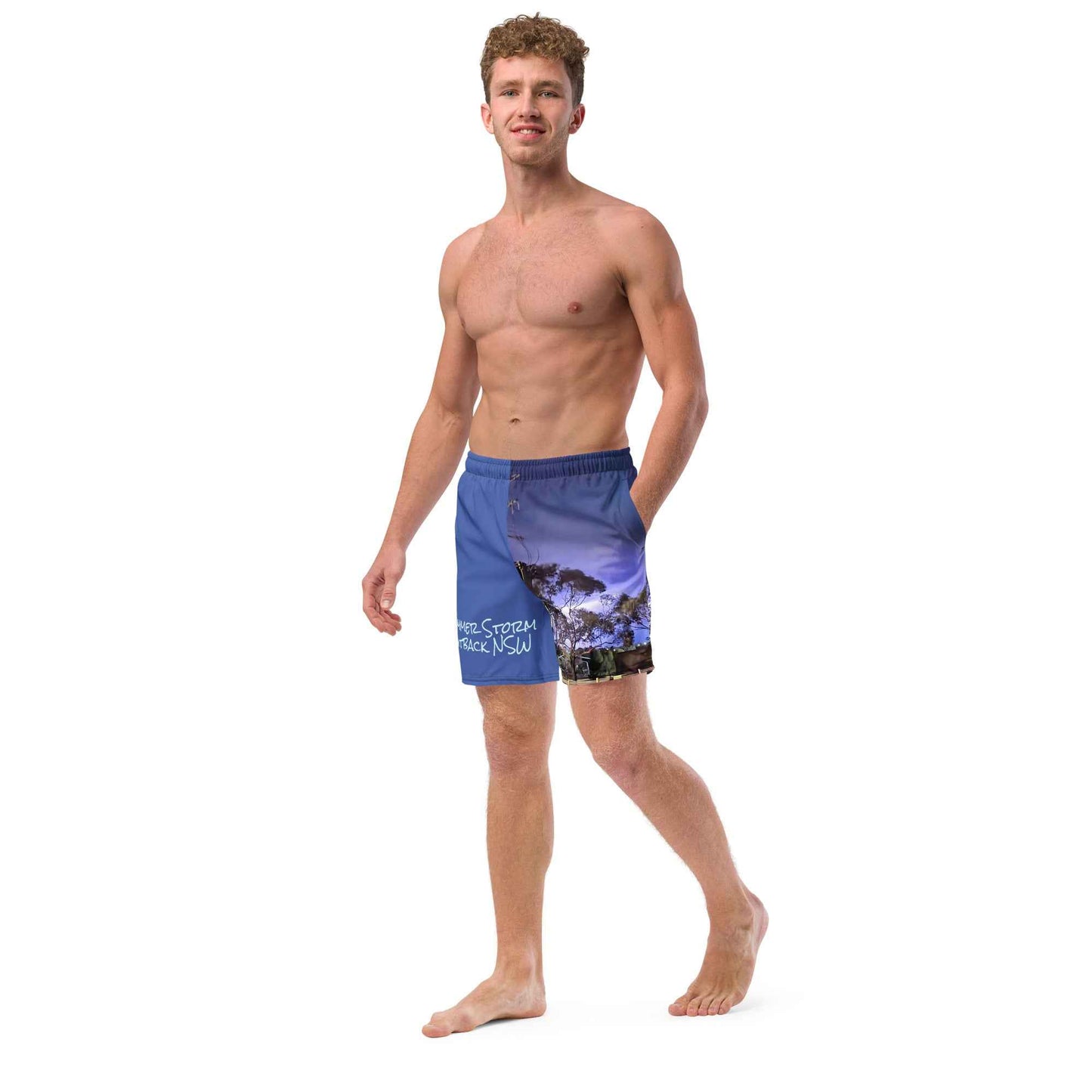 Summer Storm Recycled Swim Trunks