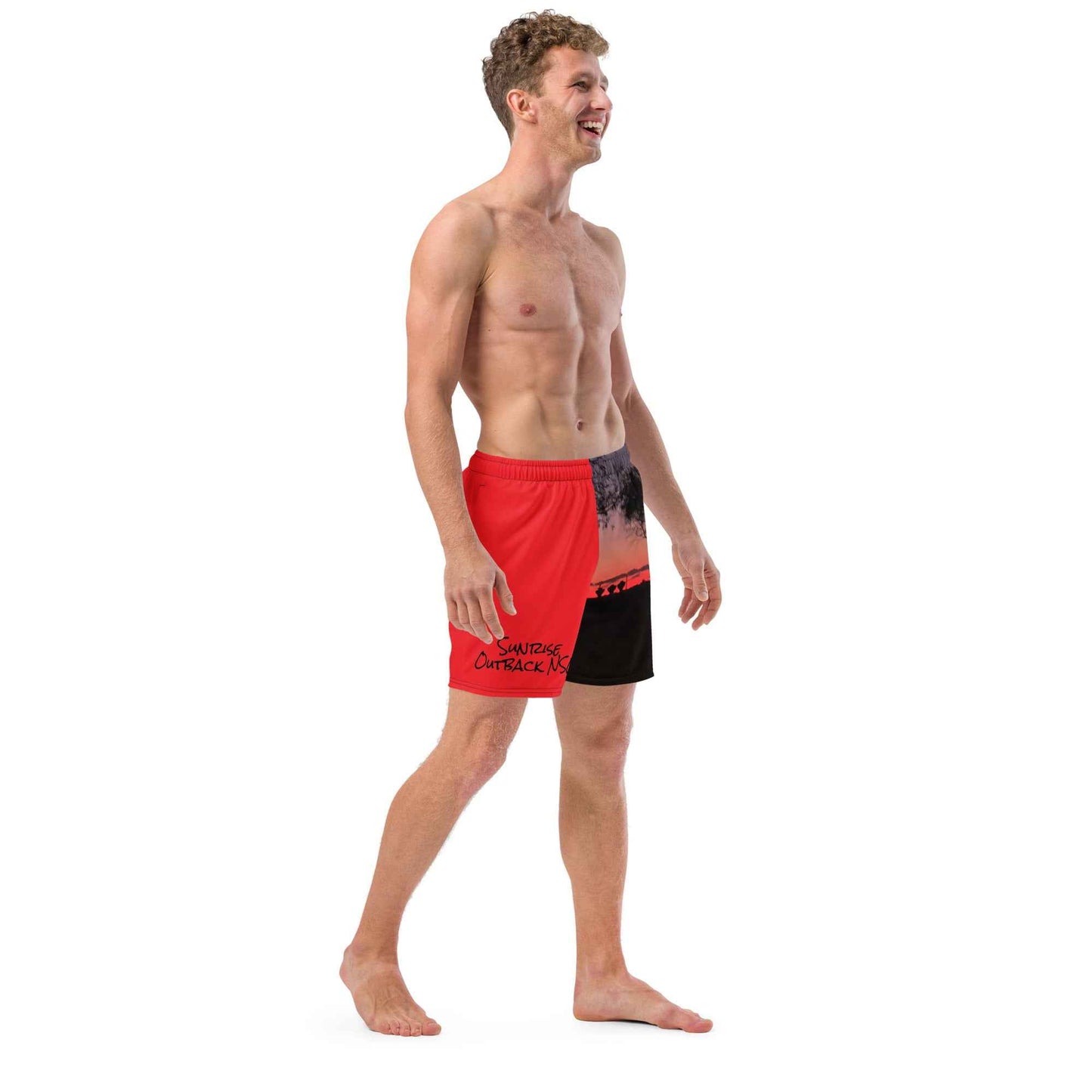 Outback Sunrise Recycled Swim Trunks