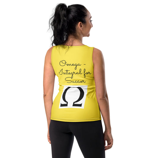 Alpha and Omega Yellow Tank Top - Red Dirt Dreaming by Em