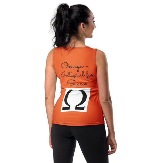 Alpha and Omega Orange Tank Top - Red Dirt Dreaming by Em