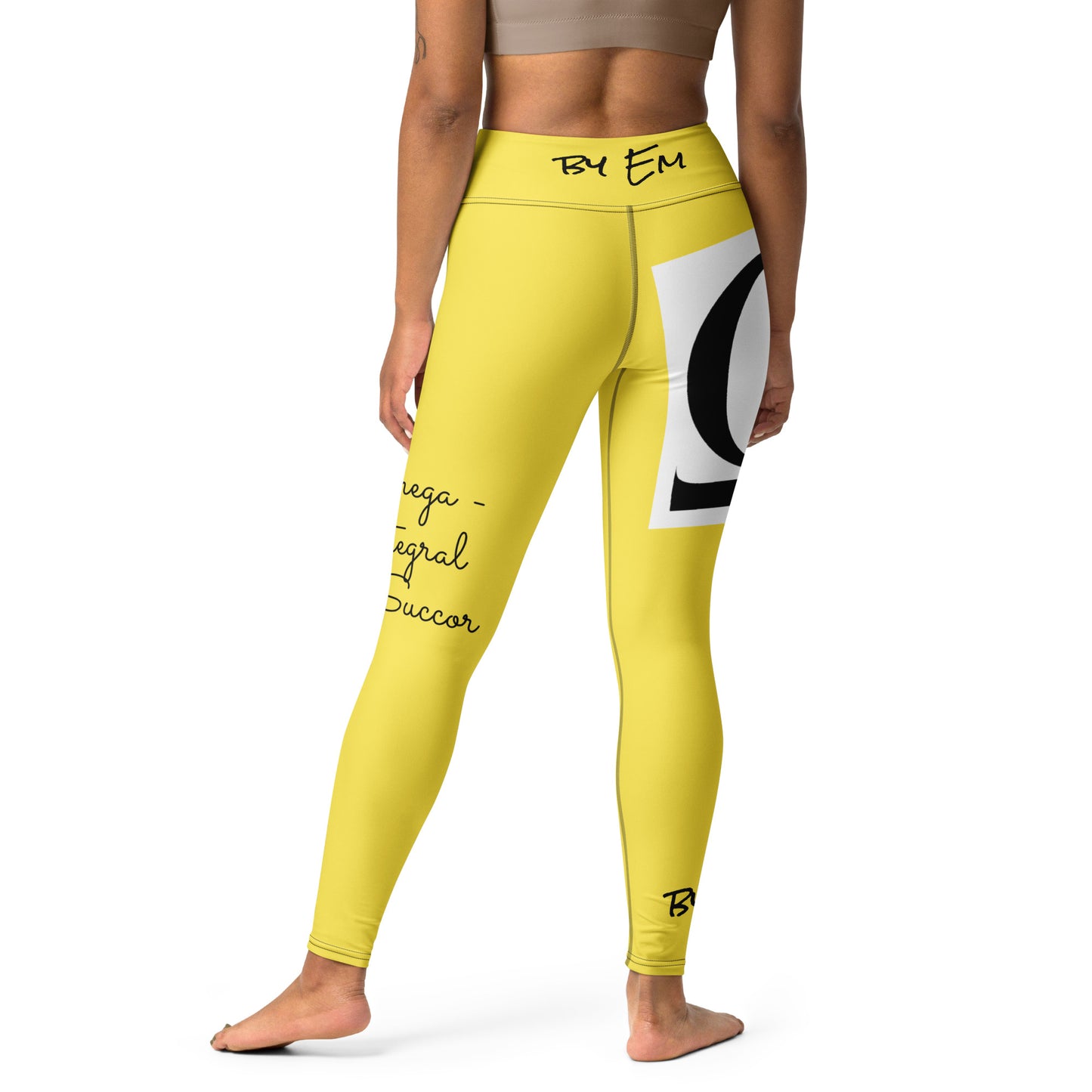 Omega Yellow Yoga Leggings - Red Dirt Dreaming by Em