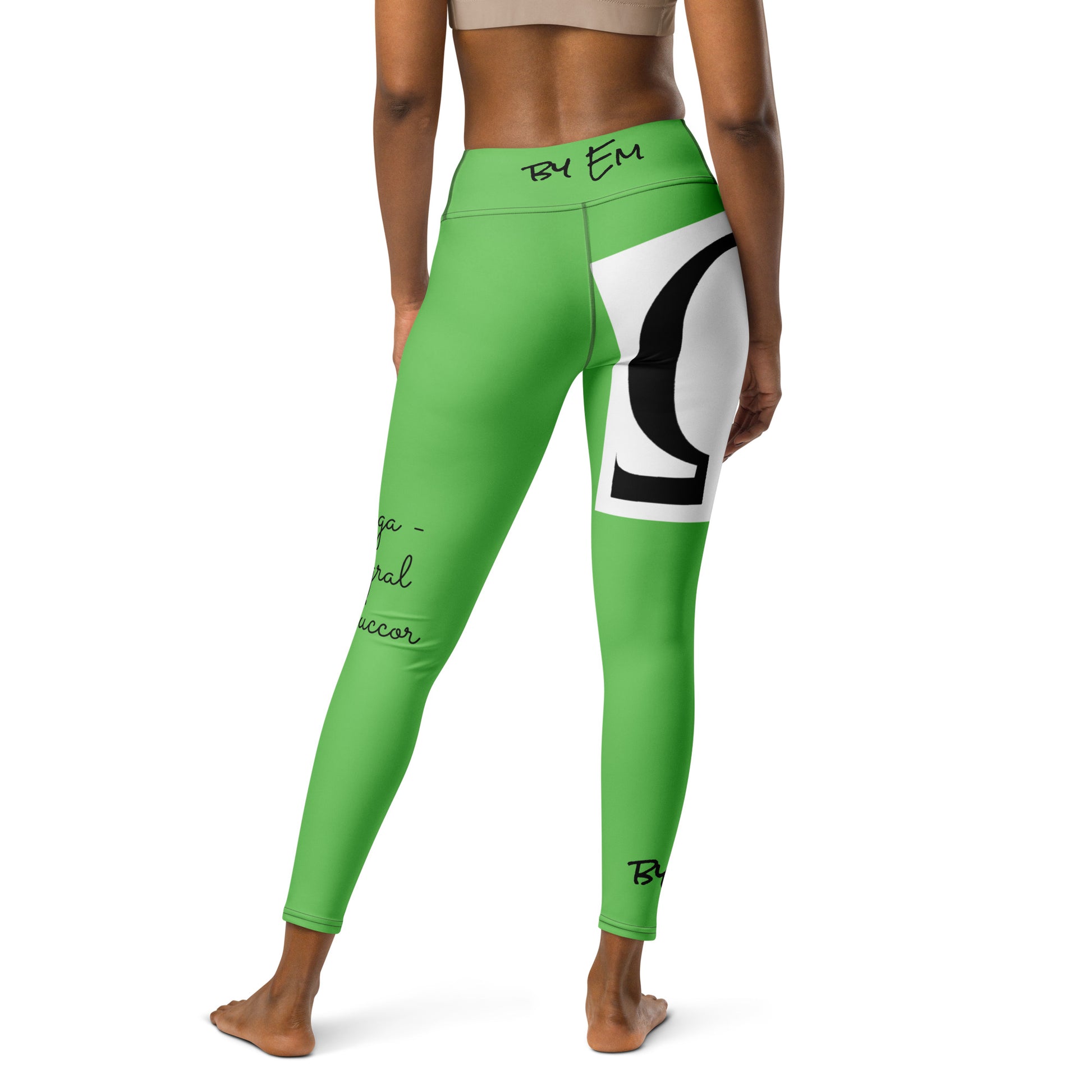 Omega Mantis Green Yoga Leggings - Red Dirt Dreaming by Em