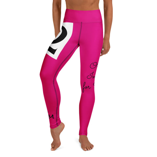 Omega Pink Yoga Leggings - Red Dirt Dreaming by Em