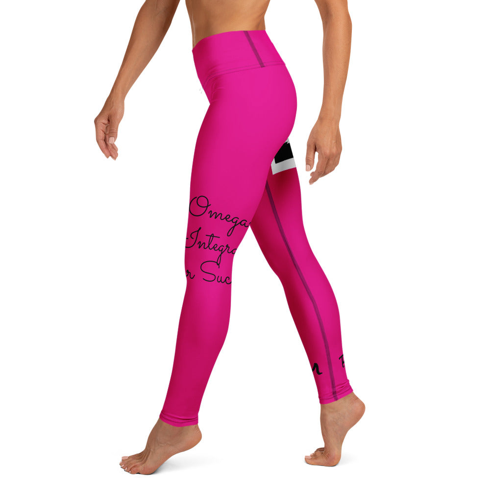 Omega Pink Yoga Leggings - Red Dirt Dreaming by Em