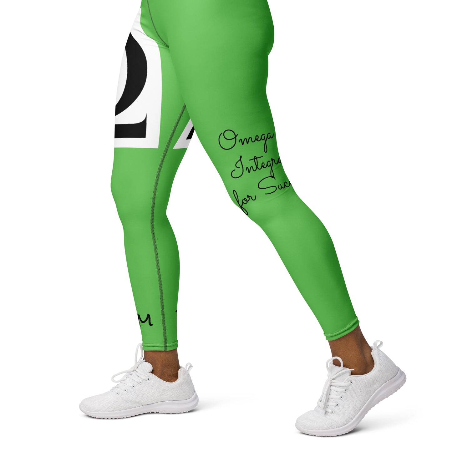 Omega Mantis Green Yoga Leggings - Red Dirt Dreaming by Em