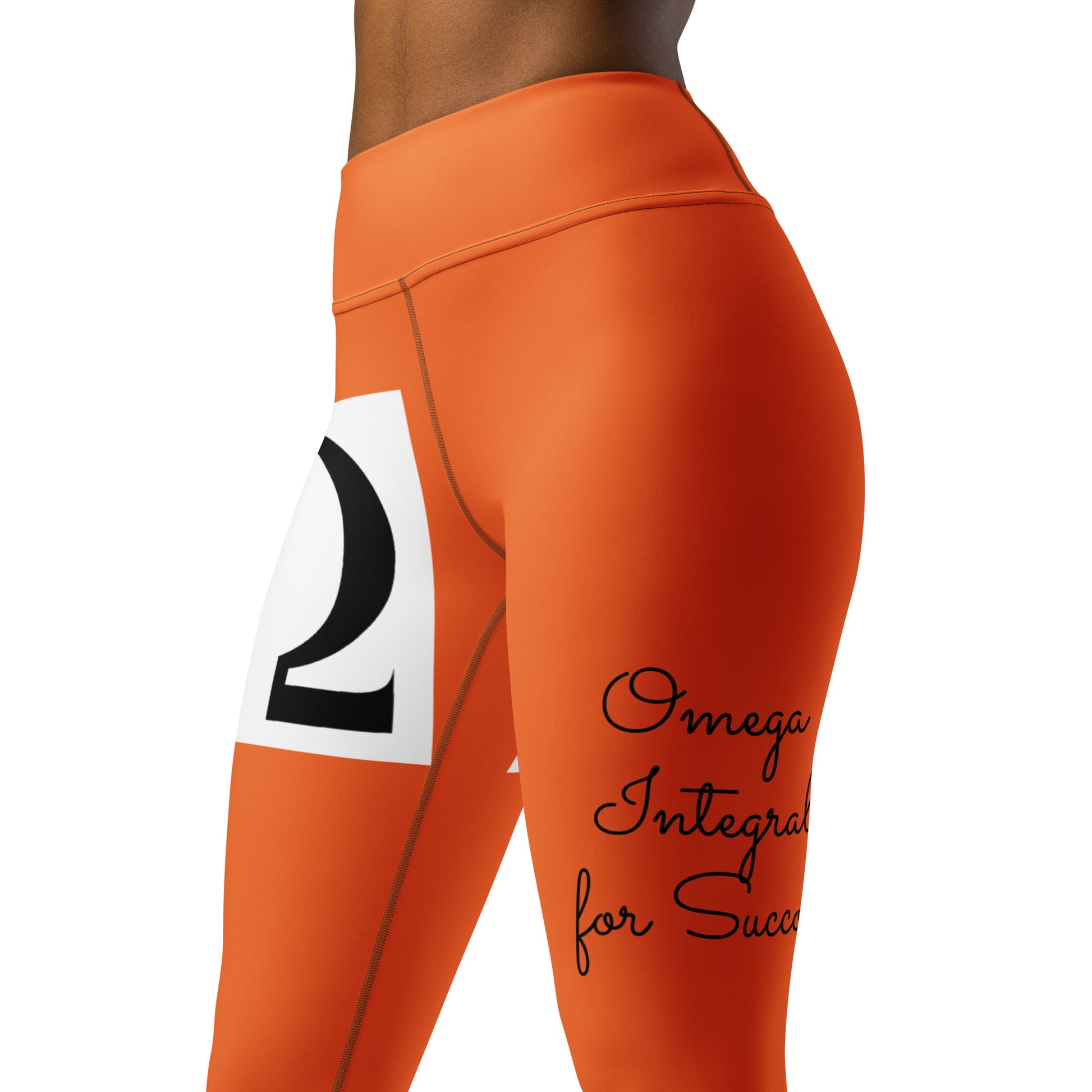 Omega Orange Yoga Leggings - Red Dirt Dreaming by Em