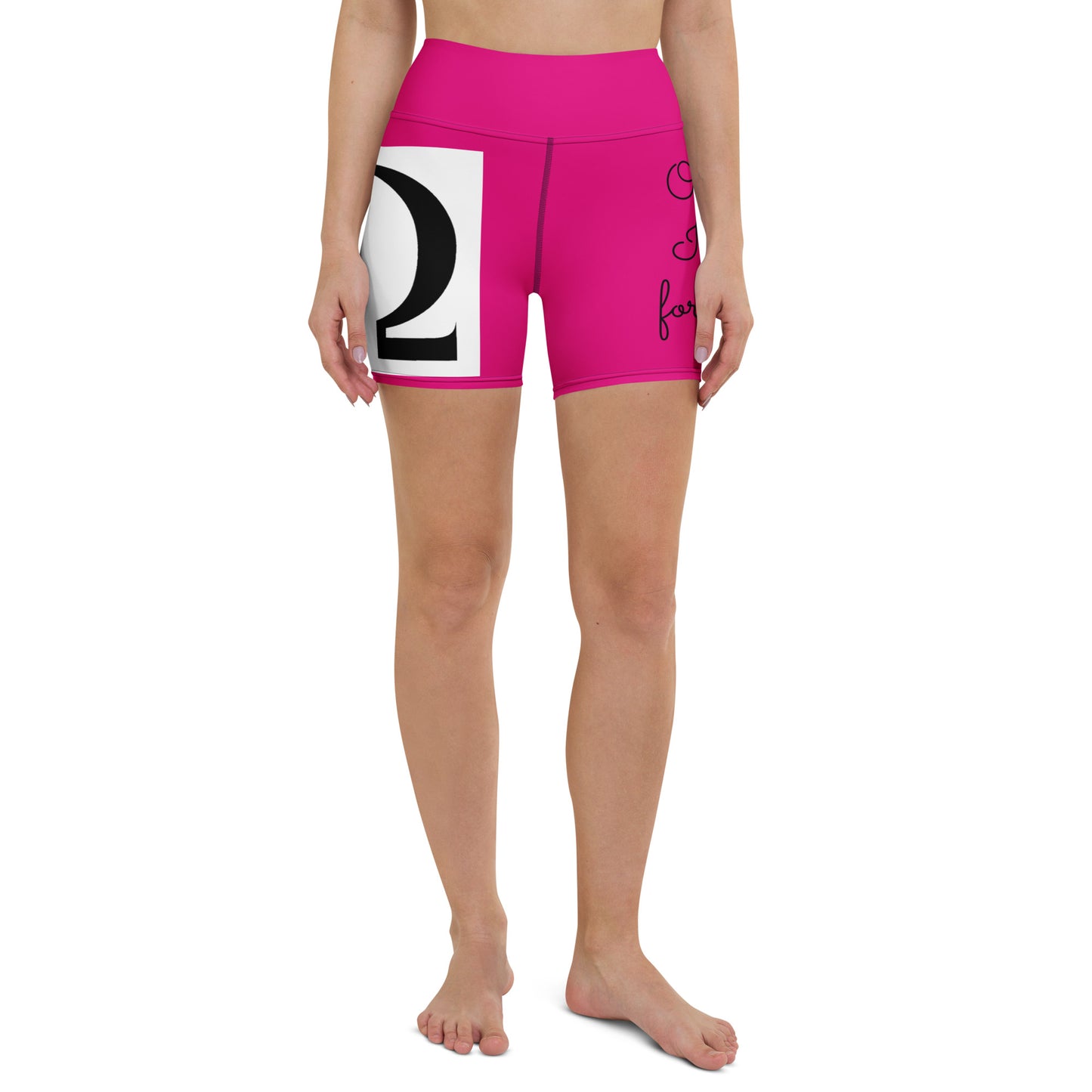 Omega Integral for Succor Pink Yoga Shorts - Red Dirt Dreaming by Em