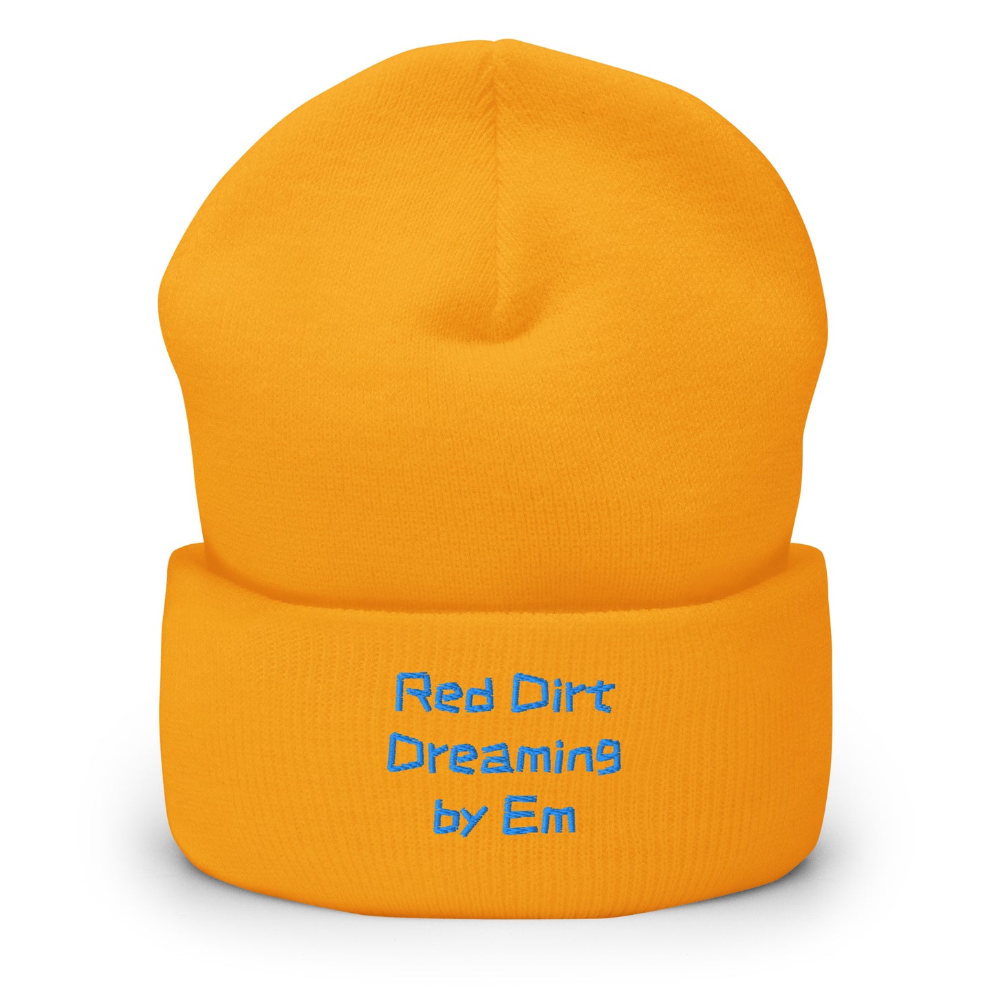 Red Dirt Dreaming by Em Cuffed Beanie - Red Dirt Dreaming by Em