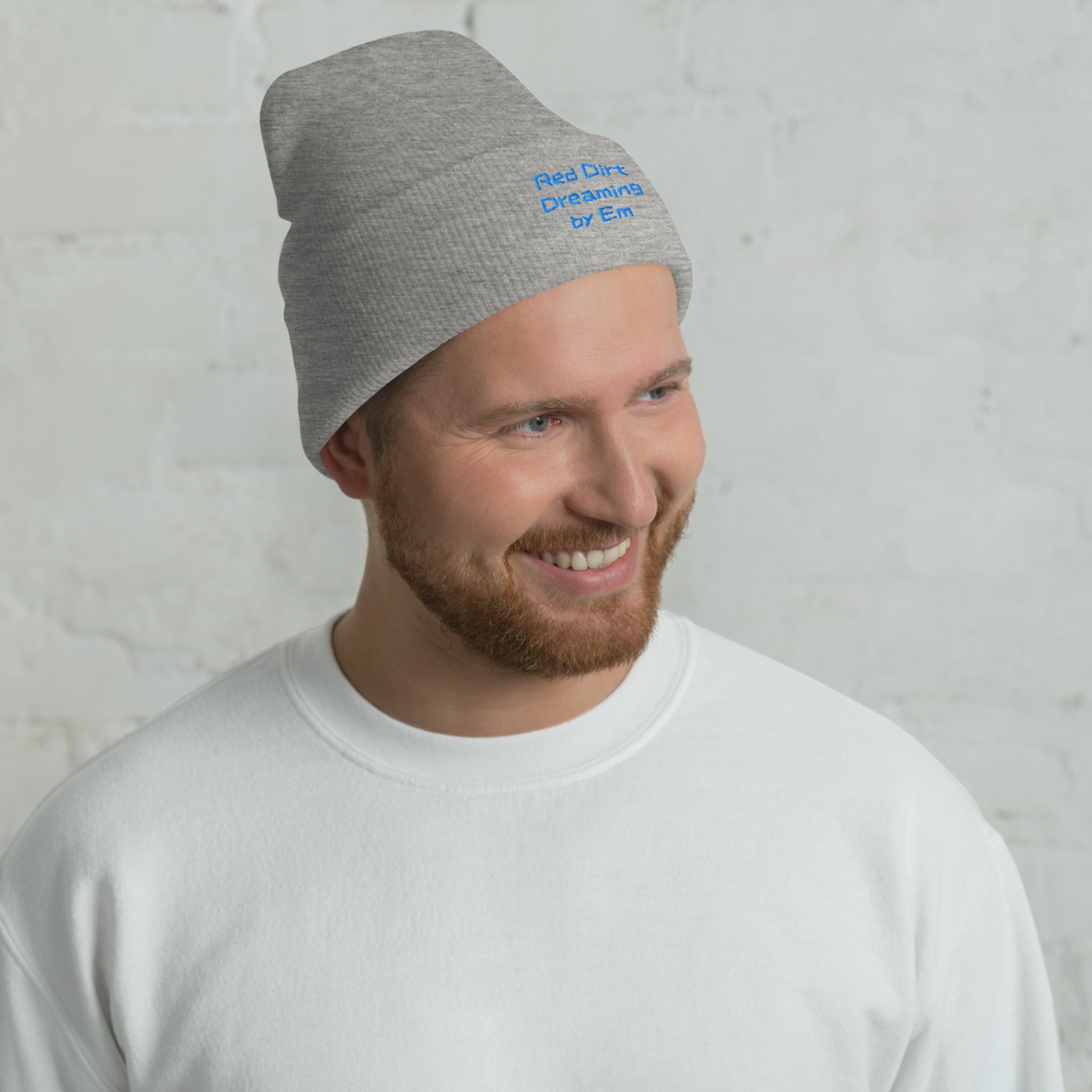 Red Dirt Dreaming by Em Cuffed Beanie - Red Dirt Dreaming by Em