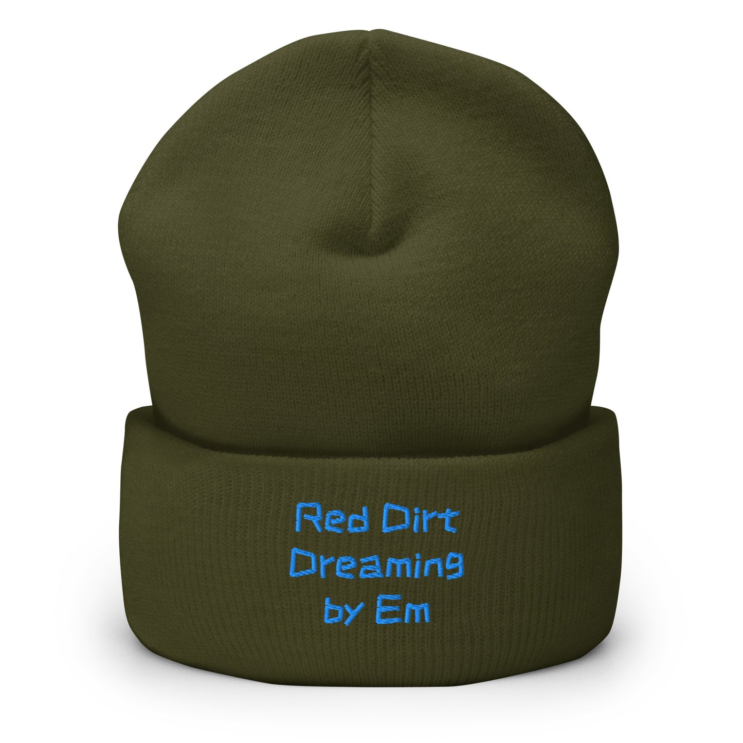 Red Dirt Dreaming by Em Cuffed Beanie - Red Dirt Dreaming by Em