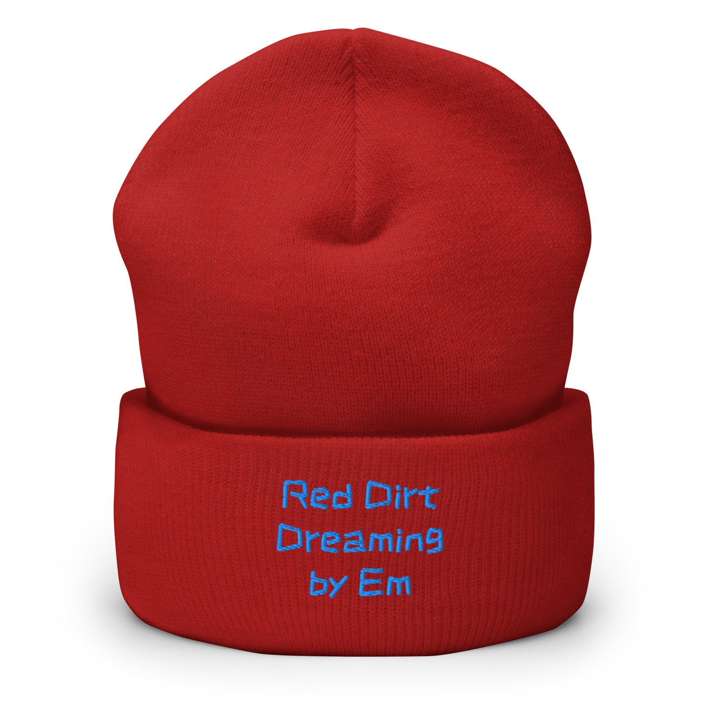 Red Dirt Dreaming by Em Cuffed Beanie - Red Dirt Dreaming by Em