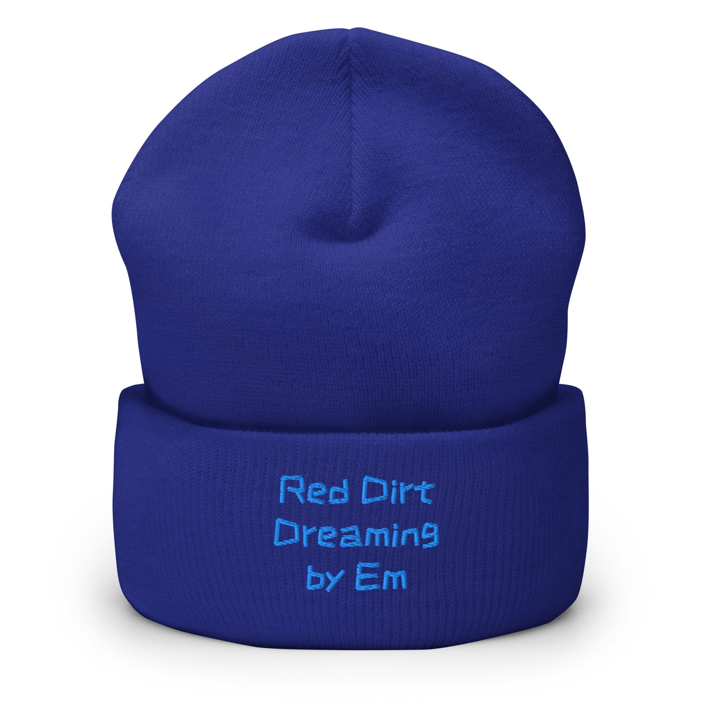 Red Dirt Dreaming by Em Cuffed Beanie - Red Dirt Dreaming by Em