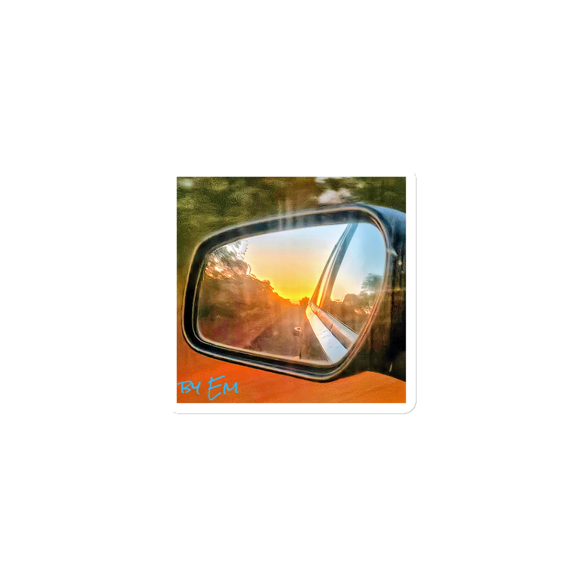 Sunset in Mirror Magnet - Red Dirt Dreaming by Em