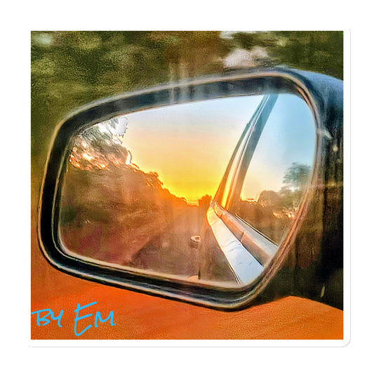 Sunset in Mirror Magnet - Red Dirt Dreaming by Em