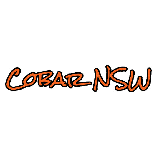 Cobar NSW Orange Kiss-Cut Stickers - Red Dirt Dreaming by Em