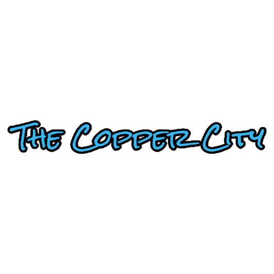 The Copper City Sky Blue Kiss-Cut Stickers - Red Dirt Dreaming by Em