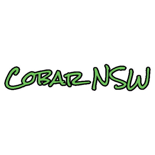 Cobar NSW Mantis Green Kiss-Cut Stickers - Red Dirt Dreaming by Em